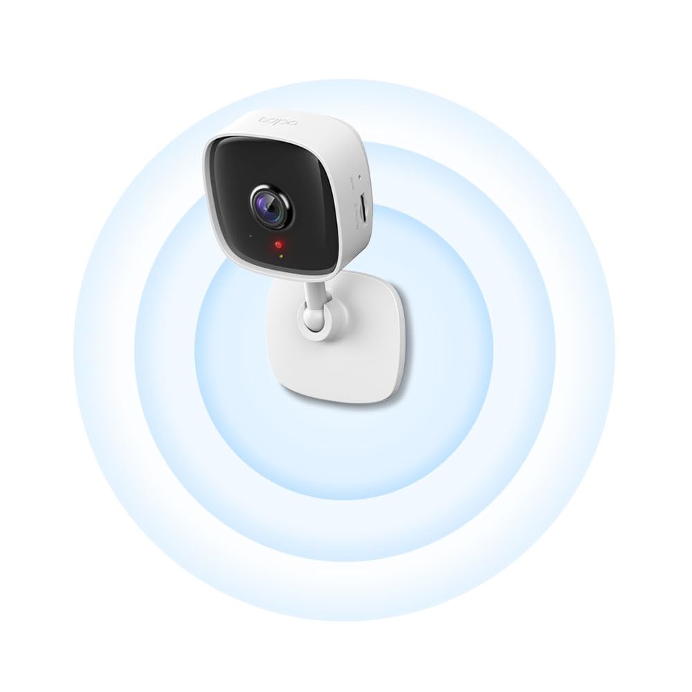 Tapo TP-Link C200 360° 2MP 1080p Full HD Pan/Tilt Home Security Wi-Fi Smart Camera| Alexa Enabled| 2-Way Audio| Night Vision| Motion Detection Tapo