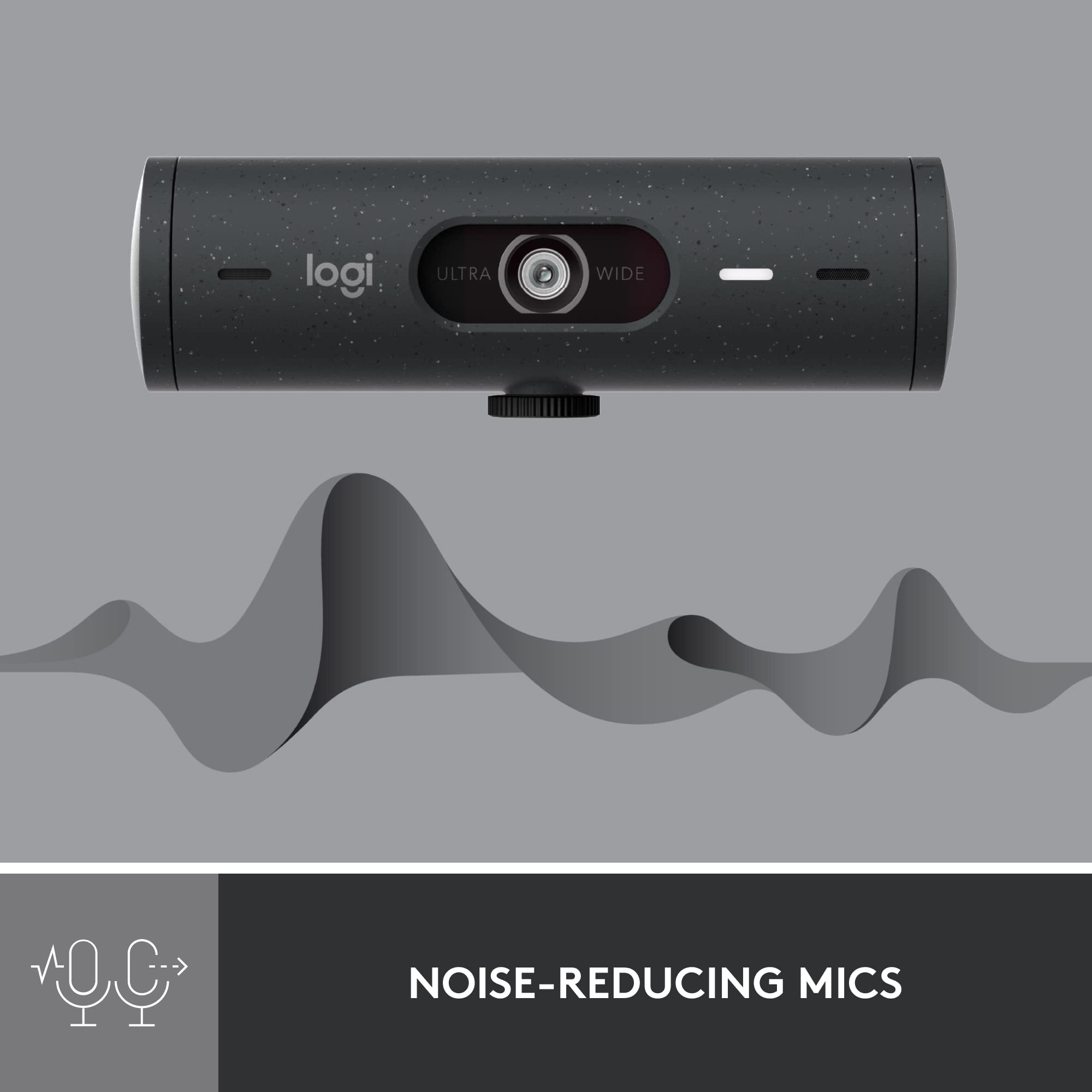Logitech Brio 500 Webcam 4 MP 1920 x 1080 Pixels USB-C Graphite, W128163427 (1080 Pixels USB-C Graphite) Logitech