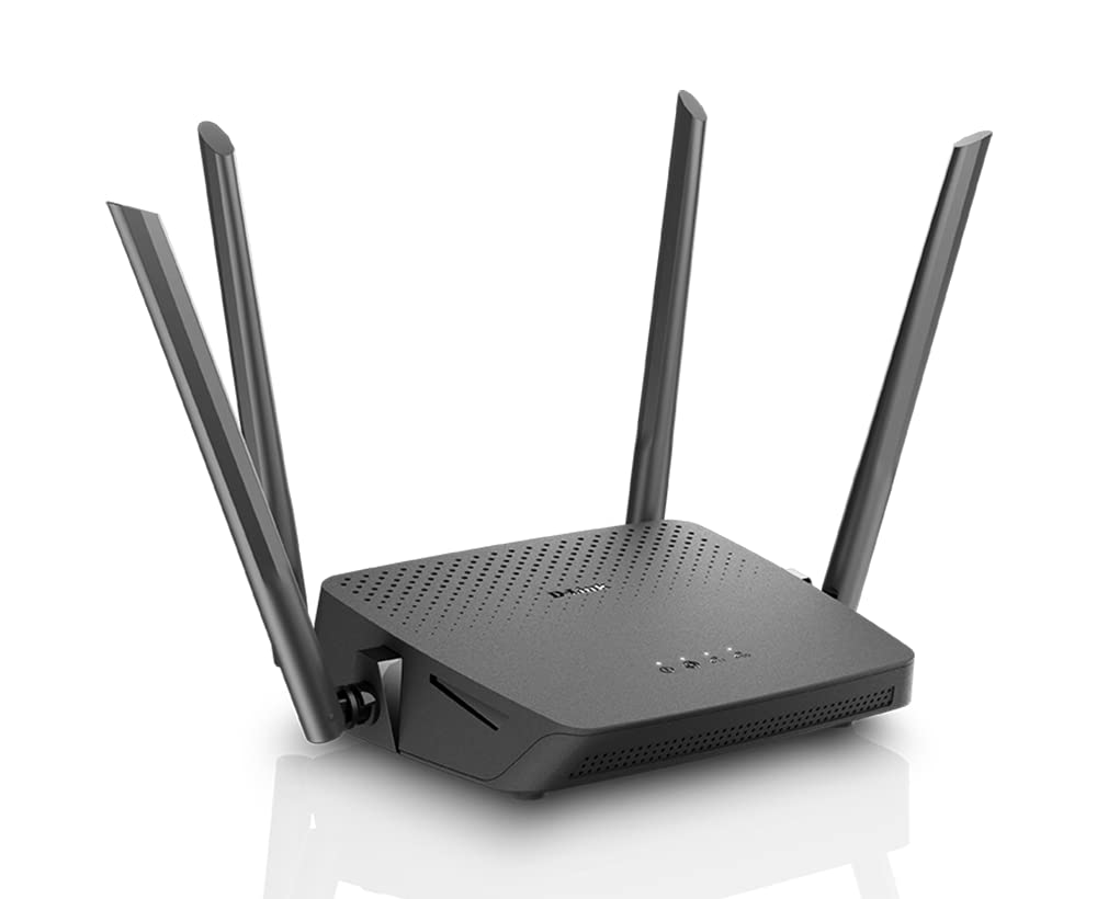 D-Link DIR-825 |High Speed 1200Mbps Dual Band Wi-Fi Router| Gigabit Ethernet Ports | High-Gain Antennas | Easy Setup |MTCTE Certified D-Link