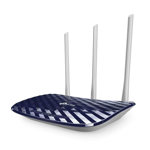 TP-Link AC750 Dual Band Wireless Cable Router, 4 10/100 LAN + 10/100 WAN Ports, Support Guest Network and Parental Control, 750Mbps Speed Wi-Fi, 3 Antennas (Archer C20) Blue, 5 GHz Catchcraft Networks