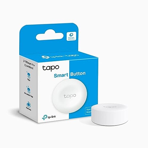 TP-Link Tapo S200B Smart Button, Works with Tapo devices | Smart Home Control | Flexible Placement | Battery Powered | Tapo Hub required Tapo