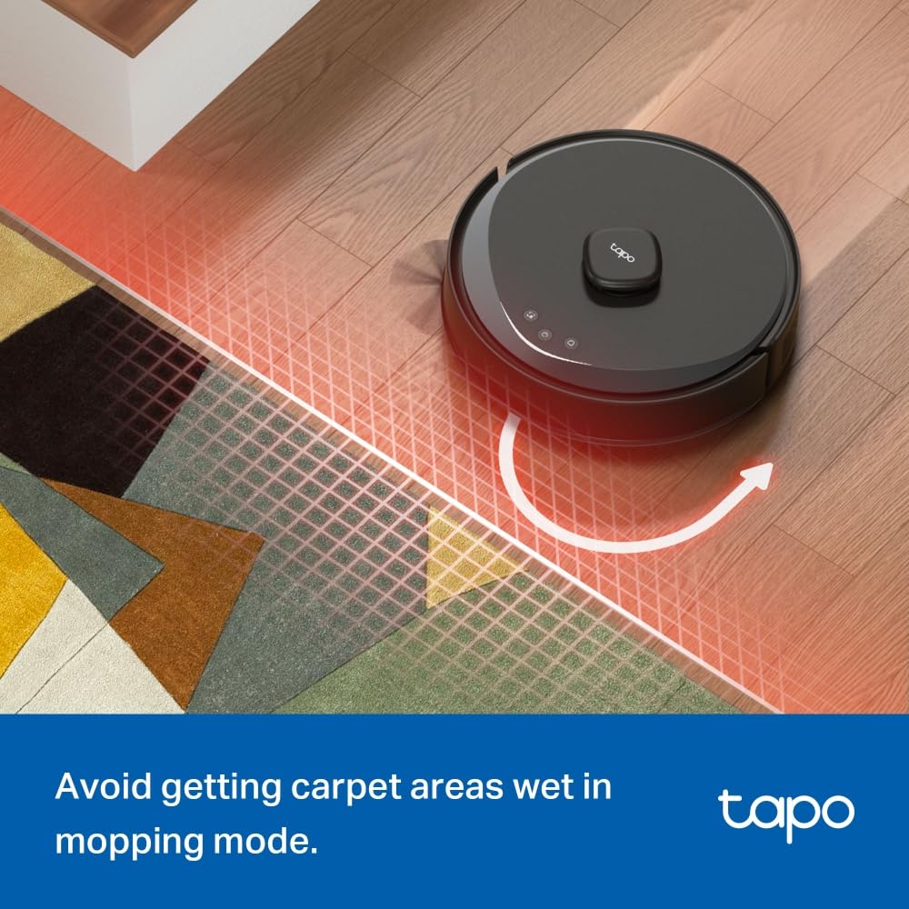 Tapo RVA301 Robot Vacuum Mop Cloth Replacement, Comes with Easy to Replace 5X Washable Mop Cloths, Compatible RV30 Max Plus, RV30 Max, RV20 Max Plus RV20 Max Plus Tapo