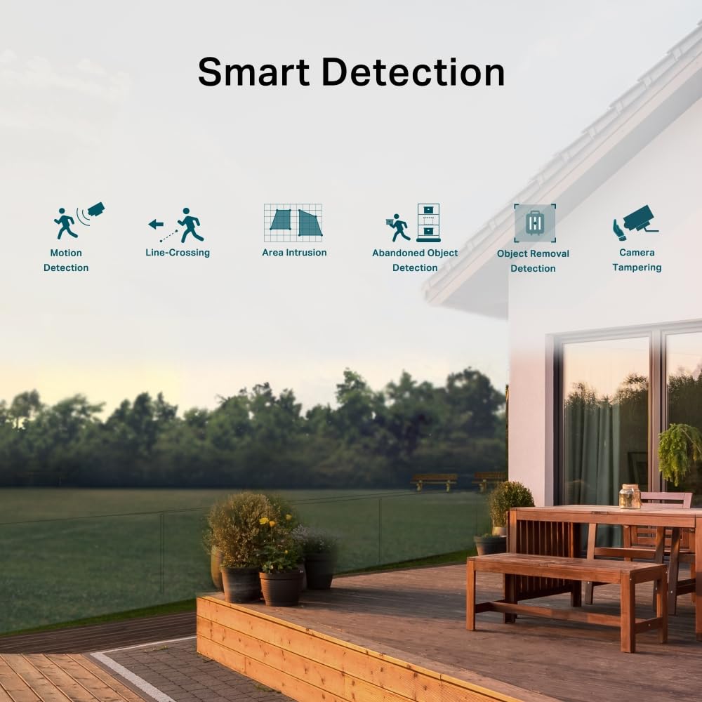 TP-Link VIGI C330I 4mm Lens Smart Outdoor Security Bullet Network Camera | 3MP HD Full-Color | Smart IR | Built-in Microphone| IP67 Waterproof | H.265+ | PoE/12V DC CCTV | ONVIF TP-Link