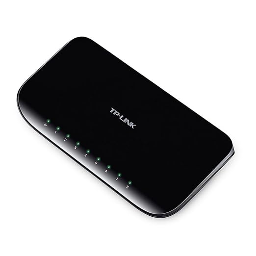 TP-Link 8 Port Gigabit Ethernet Network Switch Hub | Plug and Play | Desktop or Wall-Mount | Plastic Case Ethernet Splitter | Fanless | Traffic Optimization | Unmanaged (TL-SG1008D) TP-Link