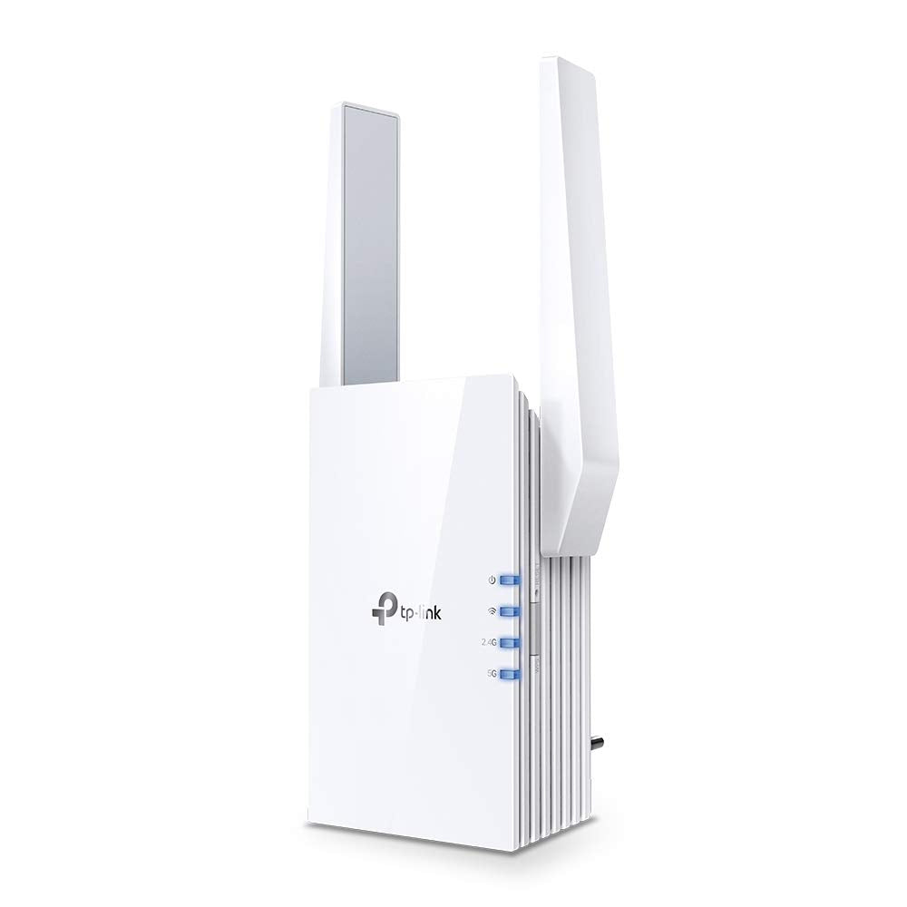 TP-Link AX1800 Dual Band Wi-Fi 6 Range Extender, Broadband/WiFi Extender, Wireless Booster/Hotspot with 1 Gigabit Port & 2 External Antennas, Built-in Access Point Mode, (RE605X) TP-Link