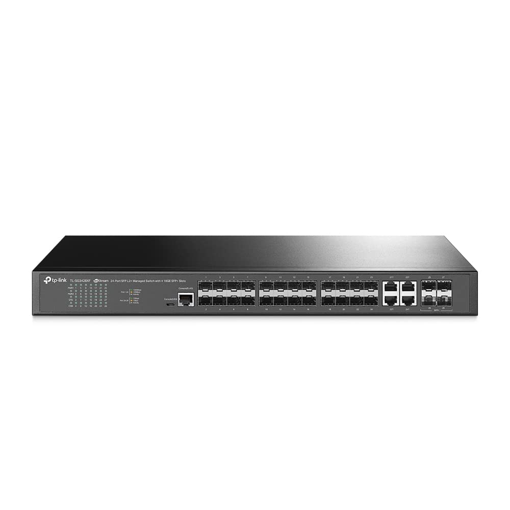 TP-Link Omada SX3016F | 16 Port 10G SFP+ Enterprise Level Switch | L2+ Smart Managed | Omada SDN Integrated | IPv6 | Static Routing | L2/L3/L4 QoS, IGMP & LAG | 5 Year Manufacturer Warranty Catchcraft Networks