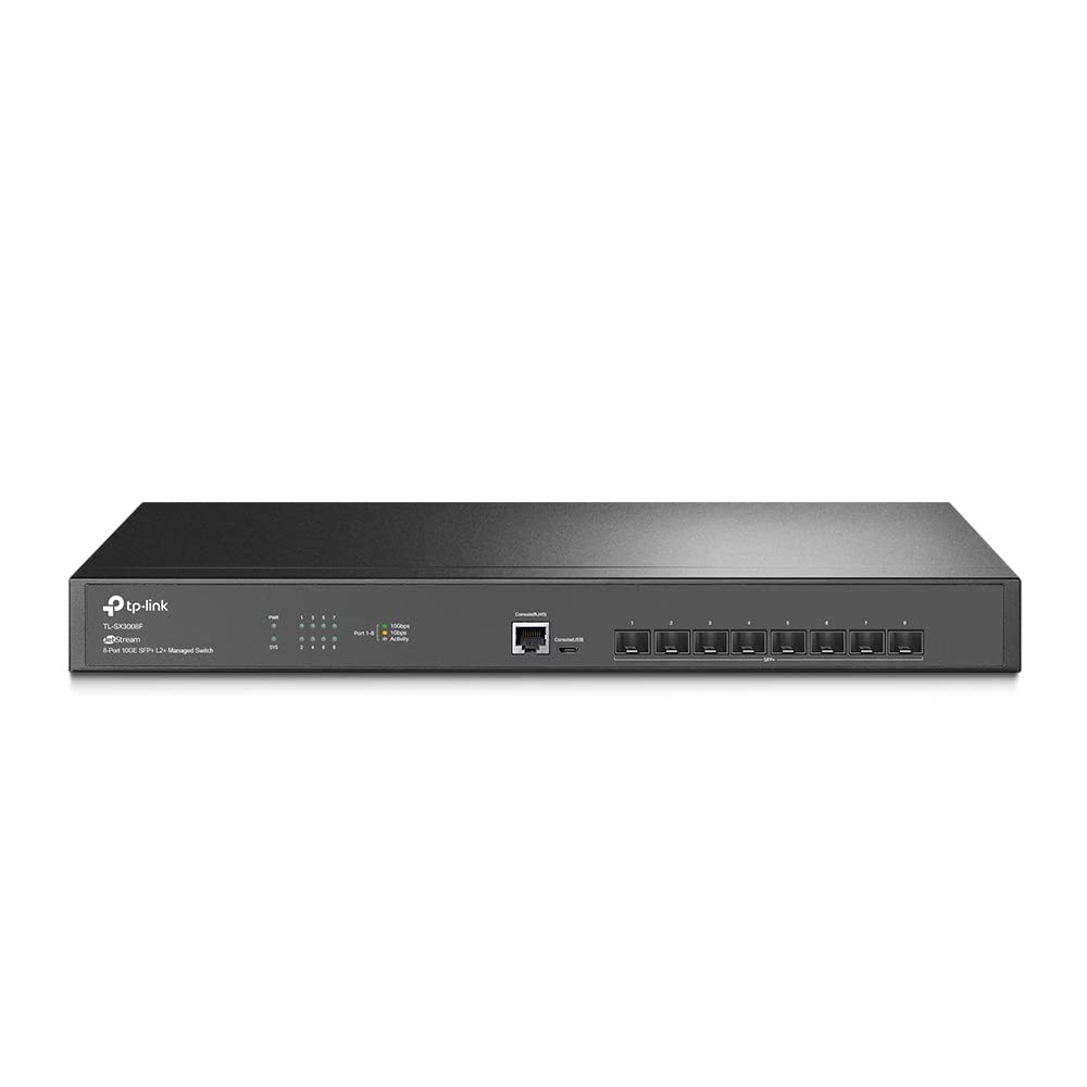 TP-Link Omada SX3016F | 16 Port 10G SFP+ Enterprise Level Switch | L2+ Smart Managed | Omada SDN Integrated | IPv6 | Static Routing | L2/L3/L4 QoS, IGMP & LAG | 5 Year Manufacturer Warranty Catchcraft Networks