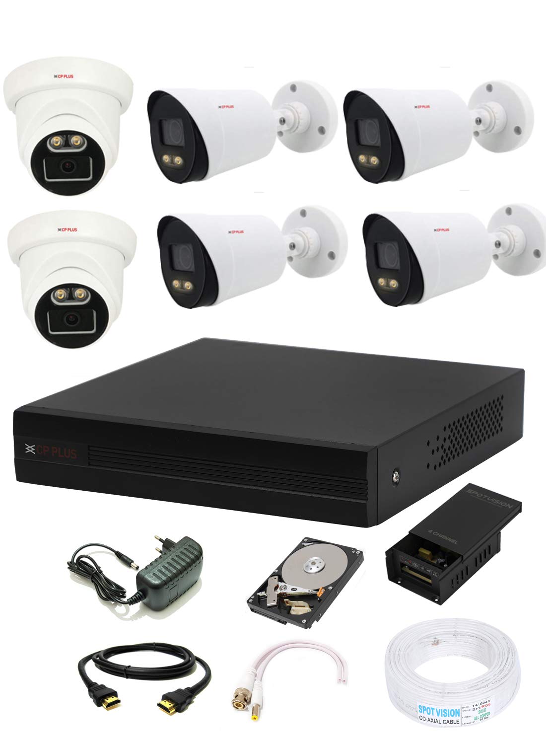 CP PLUS Wired 1080p HD 2.4MP Security Camera CP PLUS