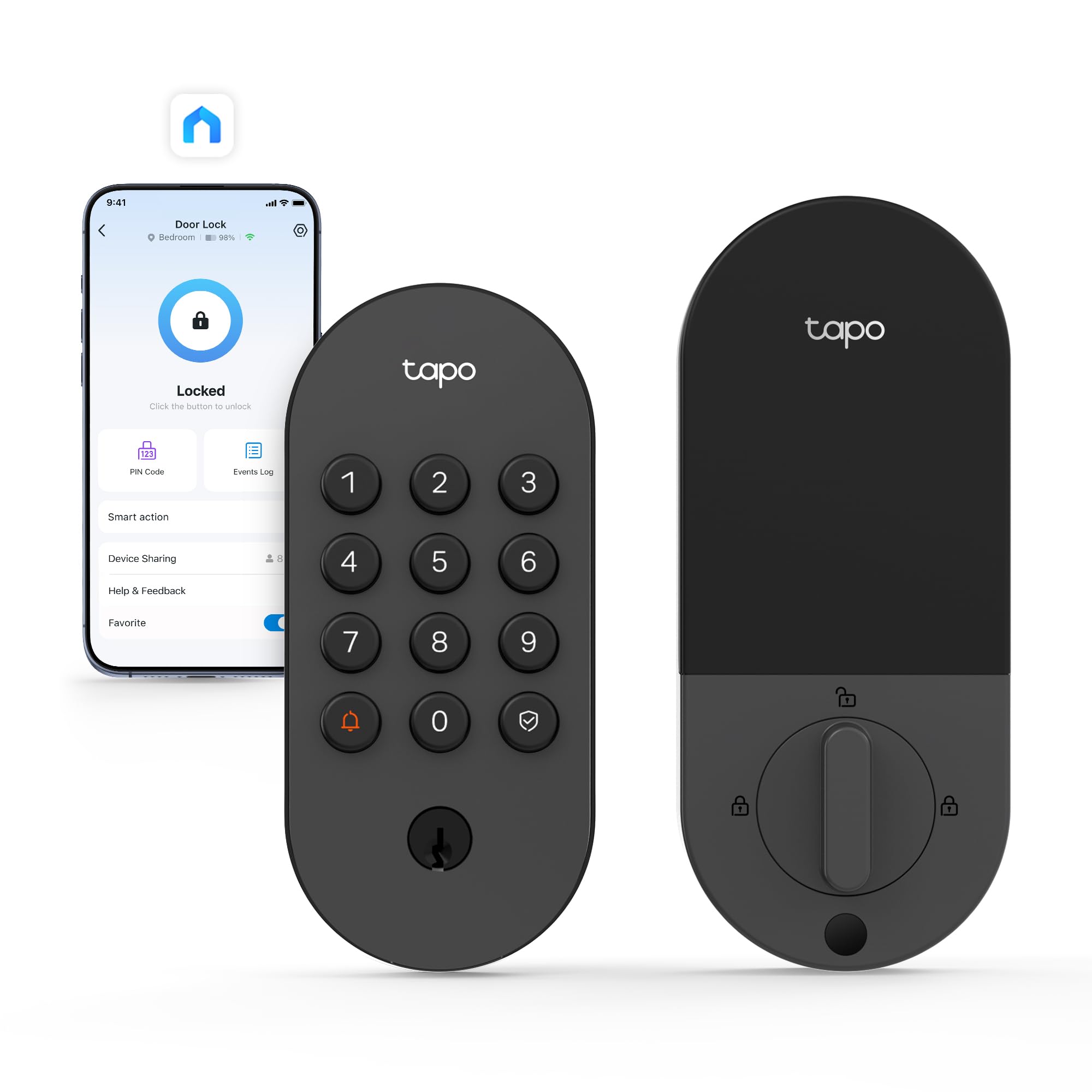 TP-Link Tapo DL-100 Smart Wi-Fi Deadbolt Door Lock Tapo