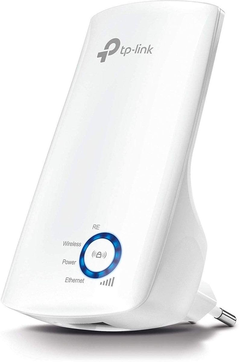 TP-Link TL-WA850RE N300 Wireless Range Extender, Broadband/Wi-Fi Extender, Wi-Fi Booster/Hotspot with 1 Ethernet Port, Plug and Play, Built-in Access Point Mode TP-Link