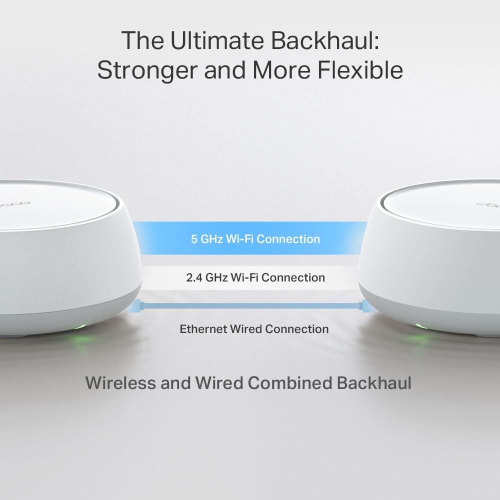 TP-Link Deco BE25(3-Pack) Dual Band BE5000 Whole Home Mesh WiFi 7 System| 8K Streaming | 5 Gbps Router | 2×2.5 Gbps Gigabit, 4K-QAM, 4 Antennas | VPN, MU-MIMO | Works with Alexa and Google Assistant Catchcraft Networks