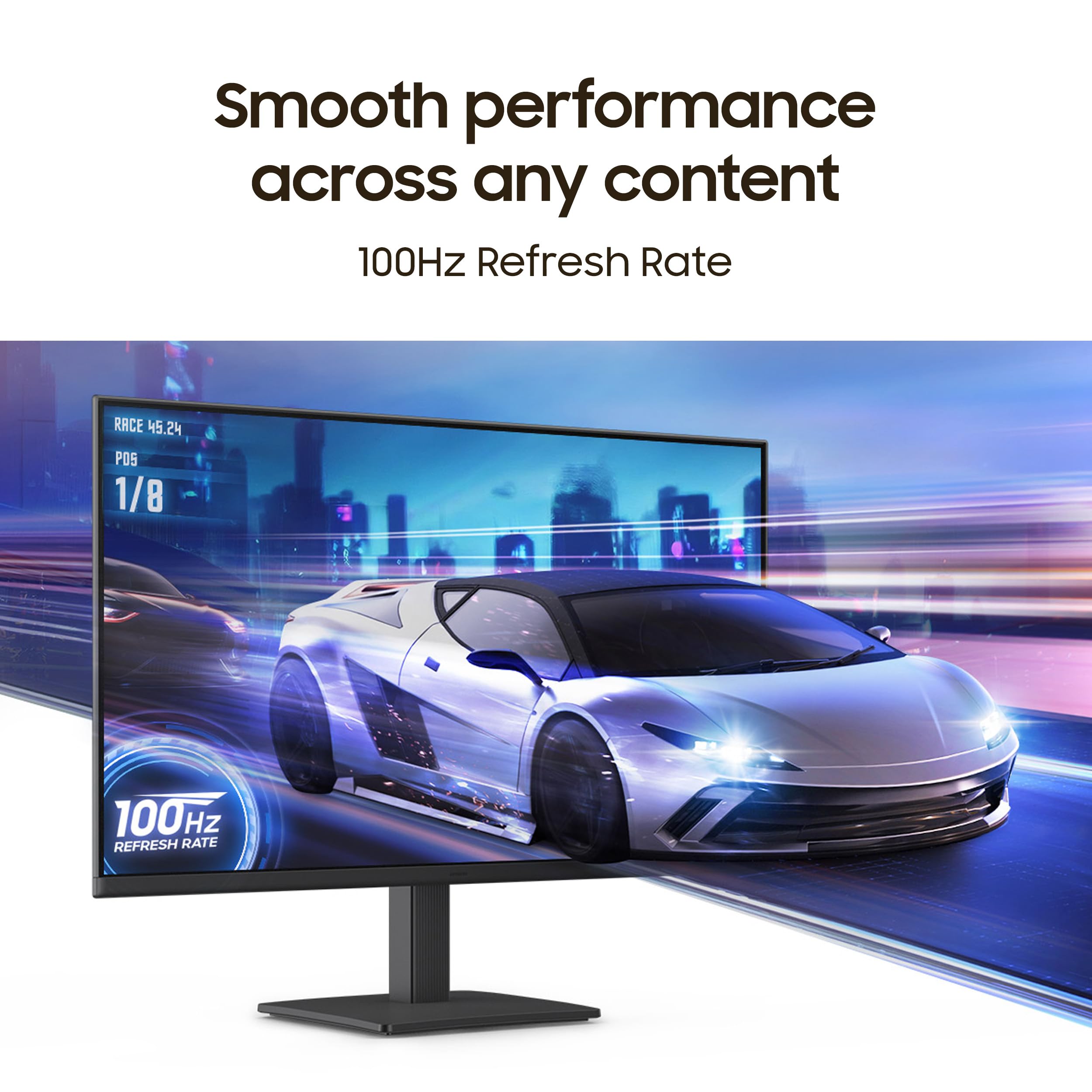 Samsung Flat Monitor | Super Slim Borderless Design, IPS 100Hz Samsung