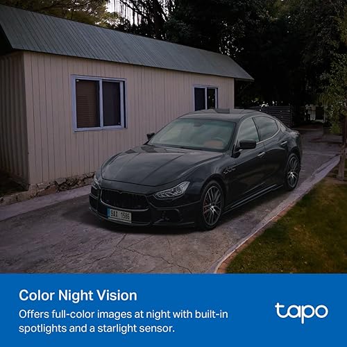 Tapo C425 KIT Smart Wire-Free Security Camera and Solar Panel | 2K QHD 4MP 1440p | Uninterrupted Power Supply |Color Night Vision | Free AI Detection | IP66 Weatherproof| Two-Way Audio Tapo