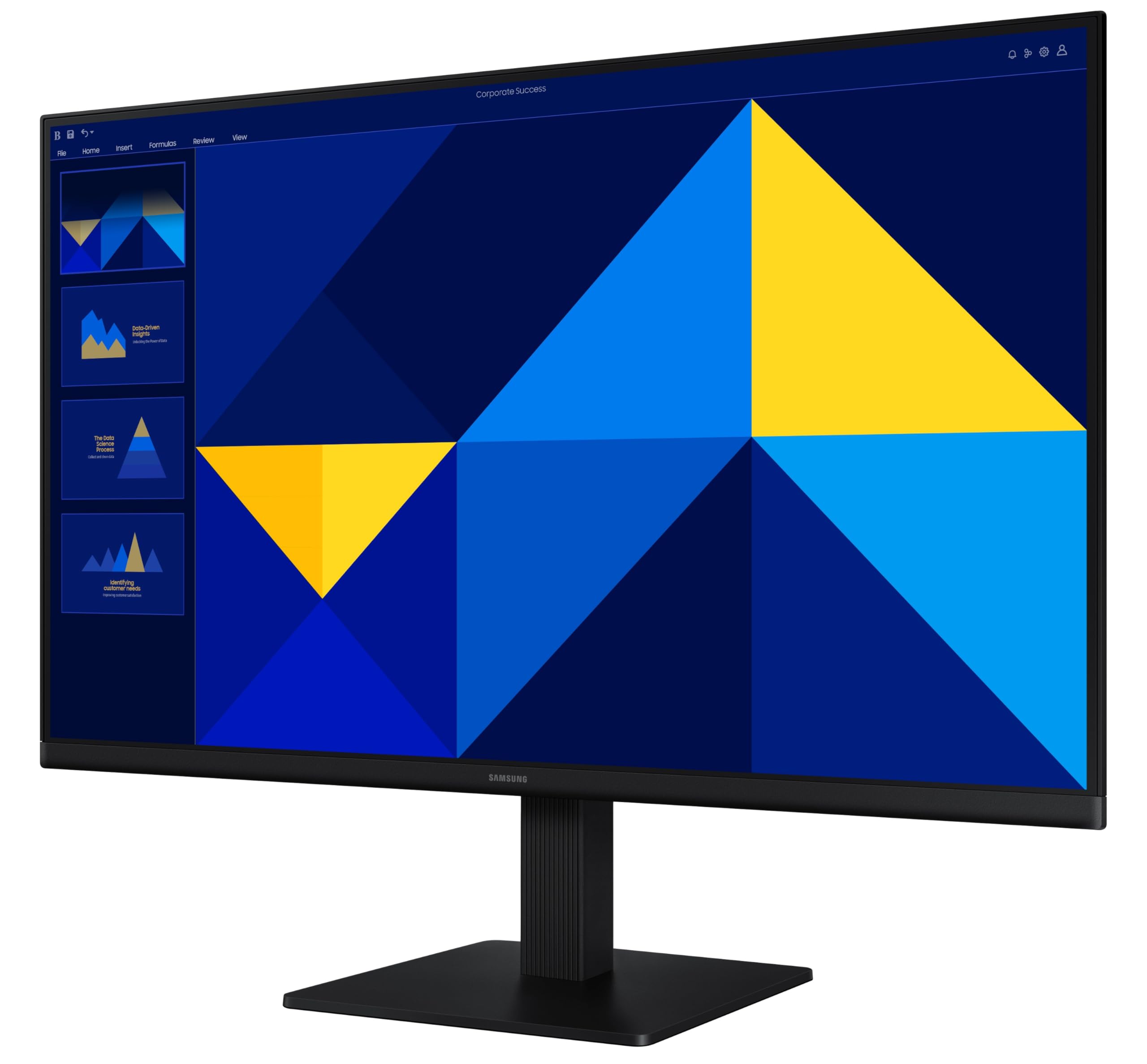 Samsung Flat Monitor | Super Slim Borderless Design, IPS 100Hz Samsung