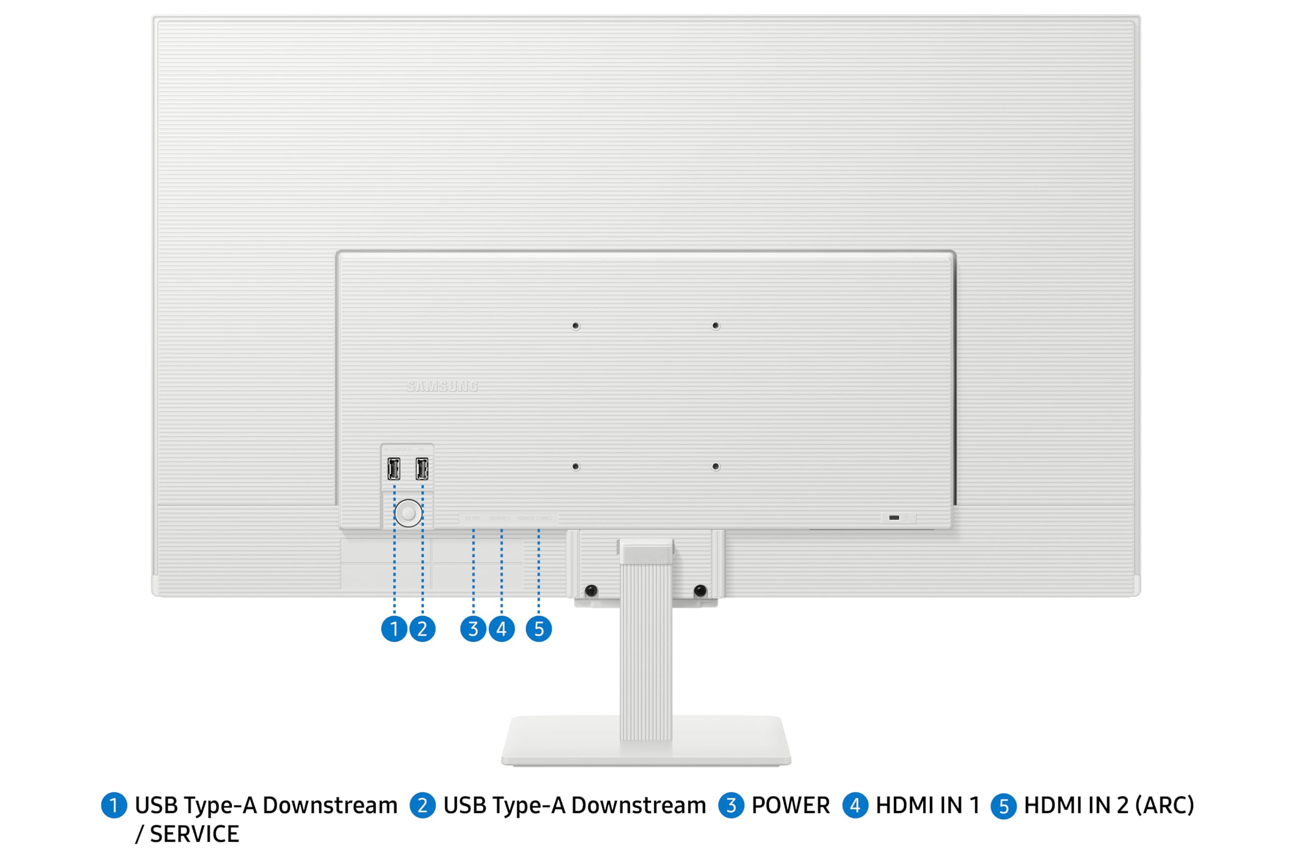 Samsung 27-Inch(68.6cm) M5 FHD Smart Monitor, Mouse & Keyboard Control, OTT Apps, IoT Hub, Office 365, Workout Tracker Samsung