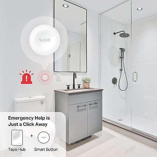 TP-Link Tapo S200B Smart Button, Works with Tapo devices | Smart Home Control | Flexible Placement | Battery Powered | Tapo Hub required Tapo