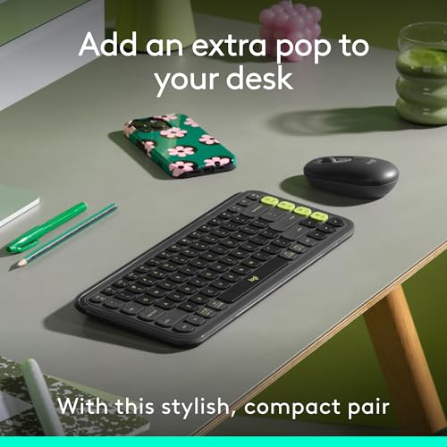 Logitech POP ICON Combo, Bluetooth Keyboard and Mouse Combo Logitech