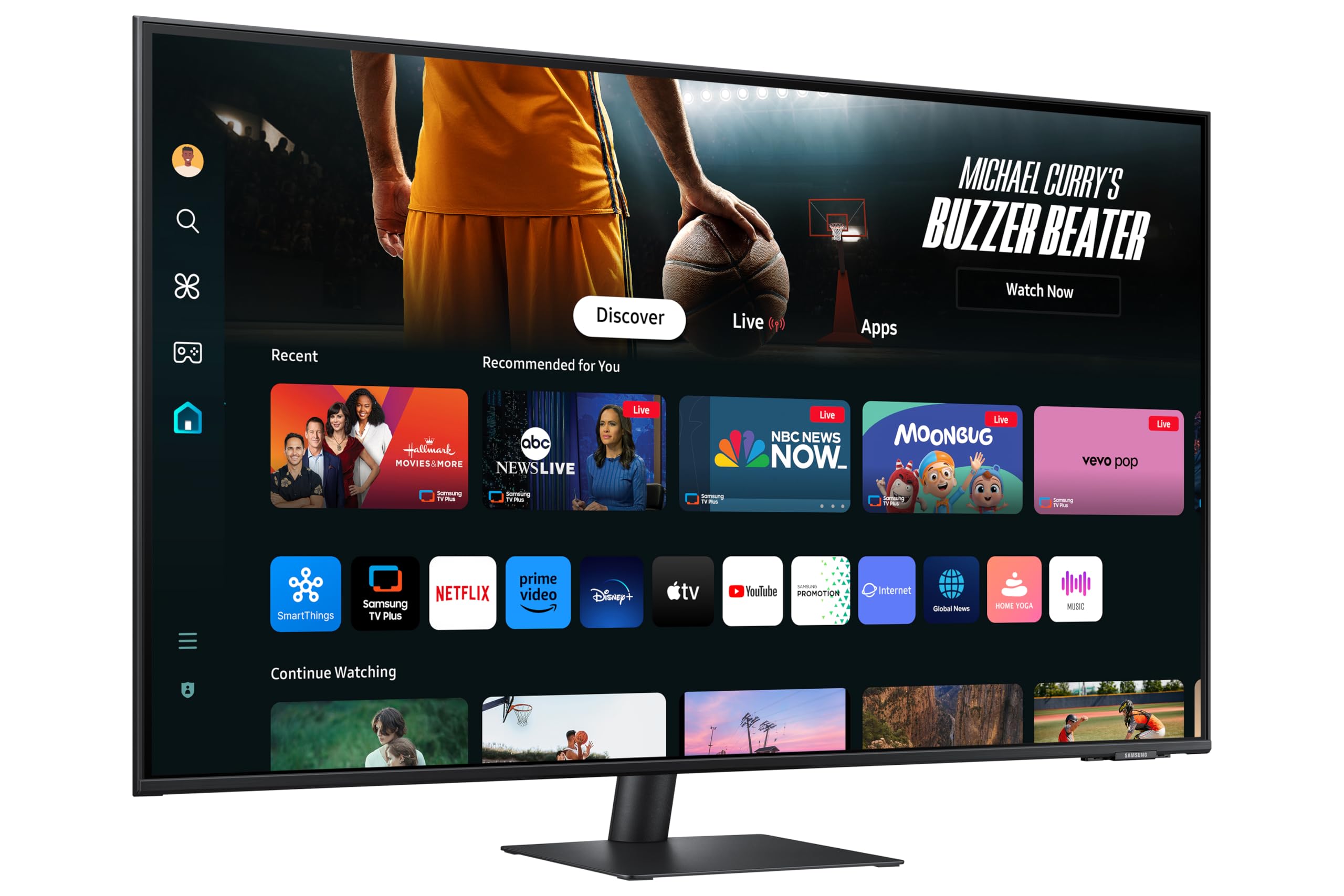 Samsung 32-Inch(80cm) M7 UHD 4K Smart Monitor, Mouse & Keyboard Control, OTT Apps, Samsung