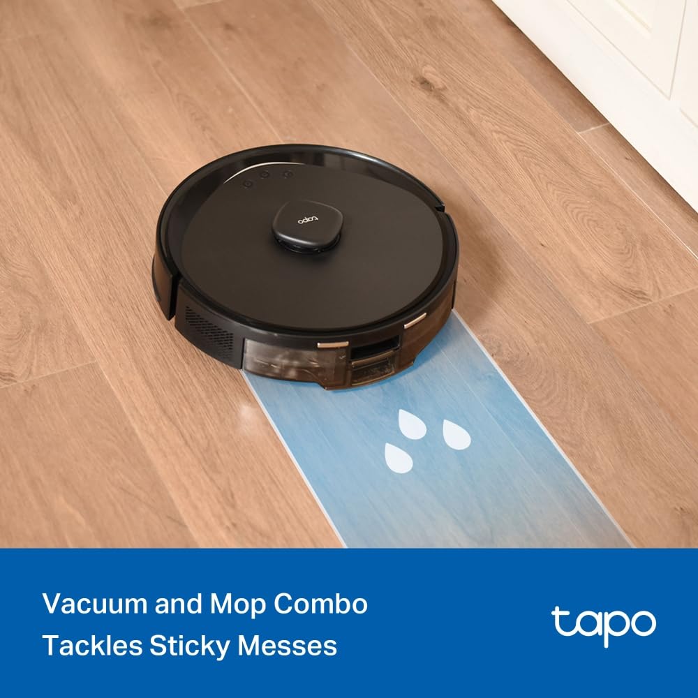 Tapo RVA301 Robot Vacuum Mop Cloth Replacement, Comes with Easy to Replace 5X Washable Mop Cloths, Compatible RV30 Max Plus, RV30 Max, RV20 Max Plus RV20 Max Plus Tapo