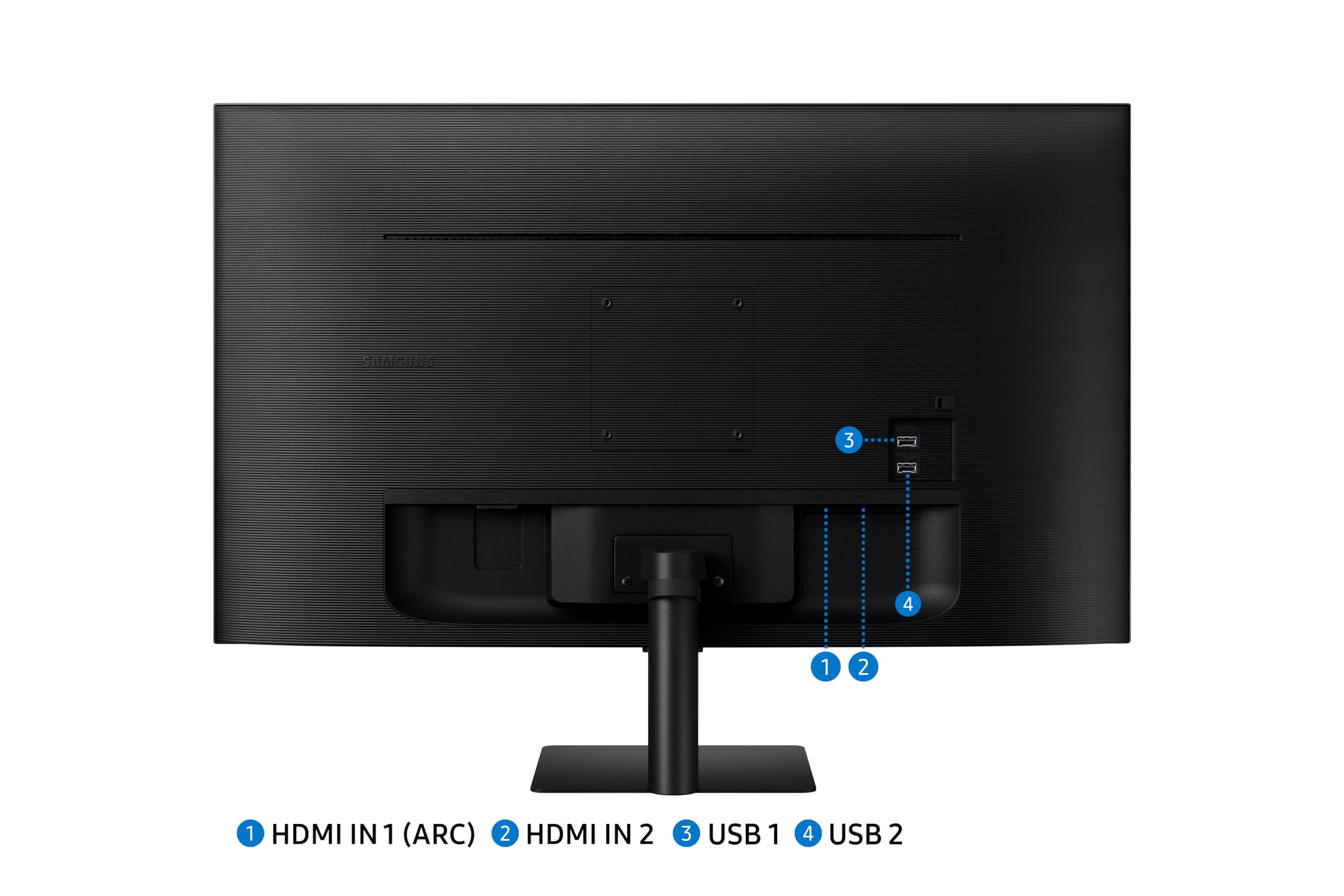 Samsung 27-Inch(68.6cm) M5 FHD Smart Monitor, Mouse & Keyboard Control, OTT Apps, IoT Hub, Office 365, Workout Tracker Samsung