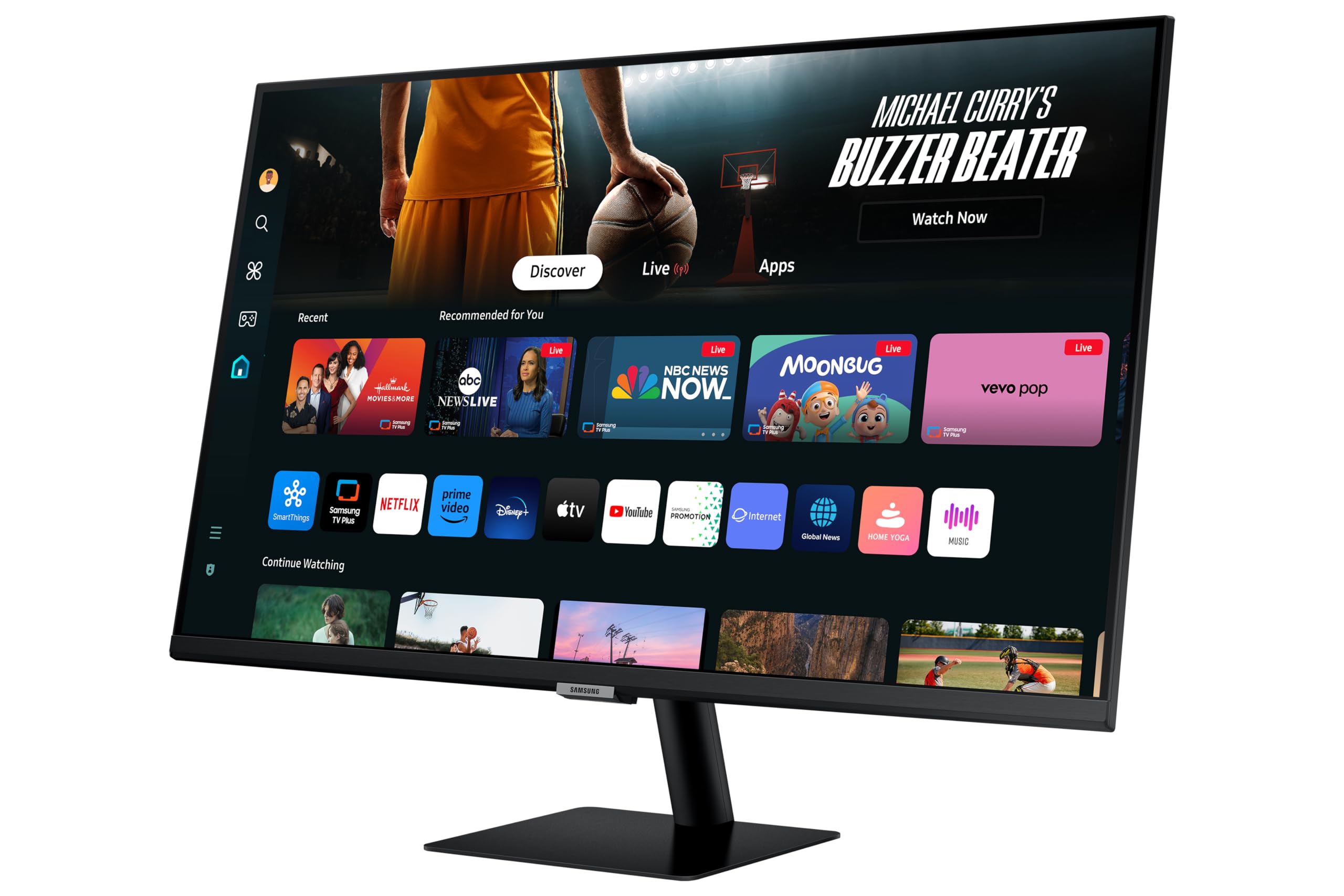 Samsung 32-Inch(80cm) M7 UHD 4K Smart Monitor, Mouse & Keyboard Control, OTT Apps, Samsung