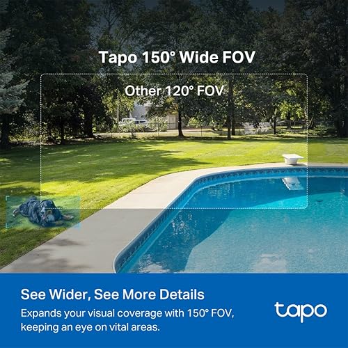 Tapo C425 KIT Smart Wire-Free Security Camera and Solar Panel | 2K QHD 4MP 1440p | Uninterrupted Power Supply |Color Night Vision | Free AI Detection | IP66 Weatherproof| Two-Way Audio Tapo