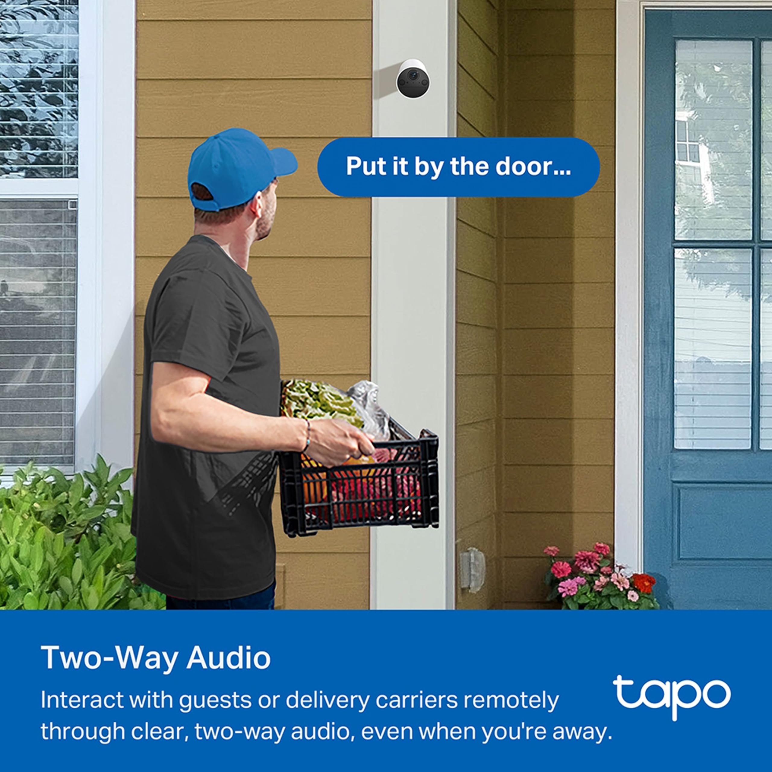 Tapo C410 KIT Solar-Powered 2K 3MP Outdoor Security Camera Kit, 2.4 GHz Wi-Fi, Tapo