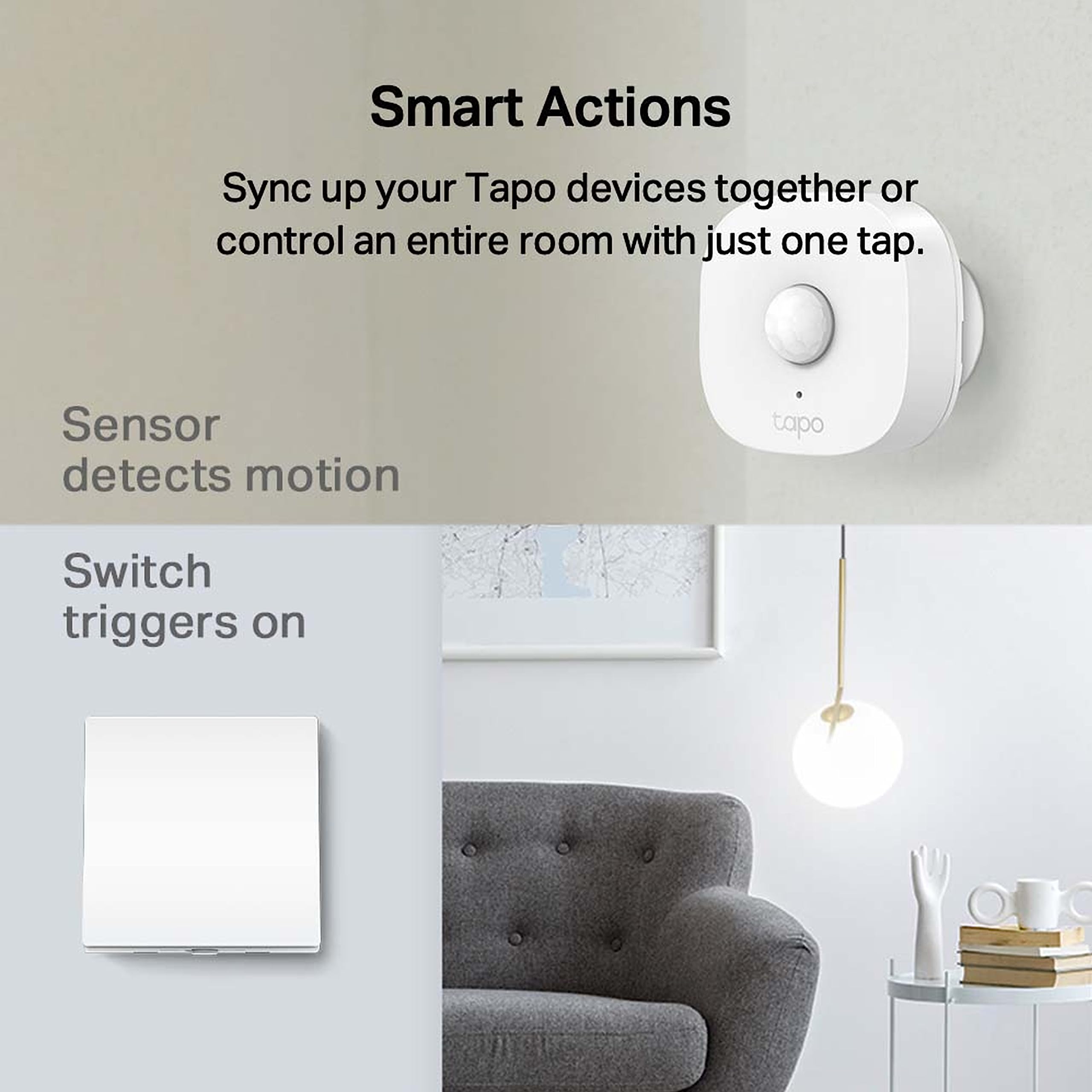TP-Link Tapo S210 Smart Light Switch 1 Gang 1 Way, Remote and Voice Control, Battery included, Compatible with Alexa & Google home, Tapo Hub Included Tapo