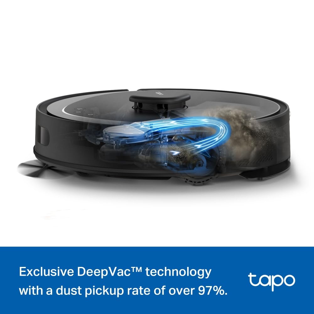 Tapo RVA301 Robot Vacuum Mop Cloth Replacement, Comes with Easy to Replace 5X Washable Mop Cloths, Compatible RV30 Max Plus, RV30 Max, RV20 Max Plus RV20 Max Plus Tapo