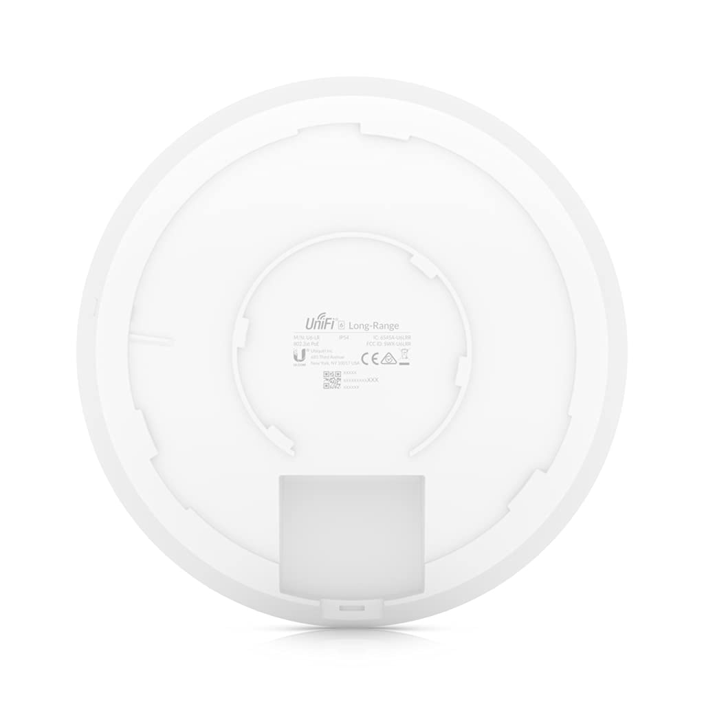 Ubiquiti Networks Ubiquiti U6-LR | UniFi 6,Wireless Long-Range Access Point US Model PoE Adapter not Included (U6-LR-US),triband. Ubiquiti Networks