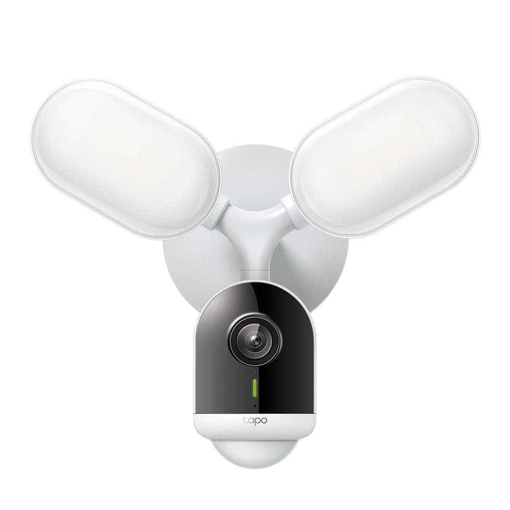 Tapo C720 Floodlight Outdoor Security WiFi Camera, Wireless, 2800 Lumen Ultra-Bright, 2K QHD, IP65, 270° Motion, Full-Colour Night Vision, Smart AI Detection Tapo