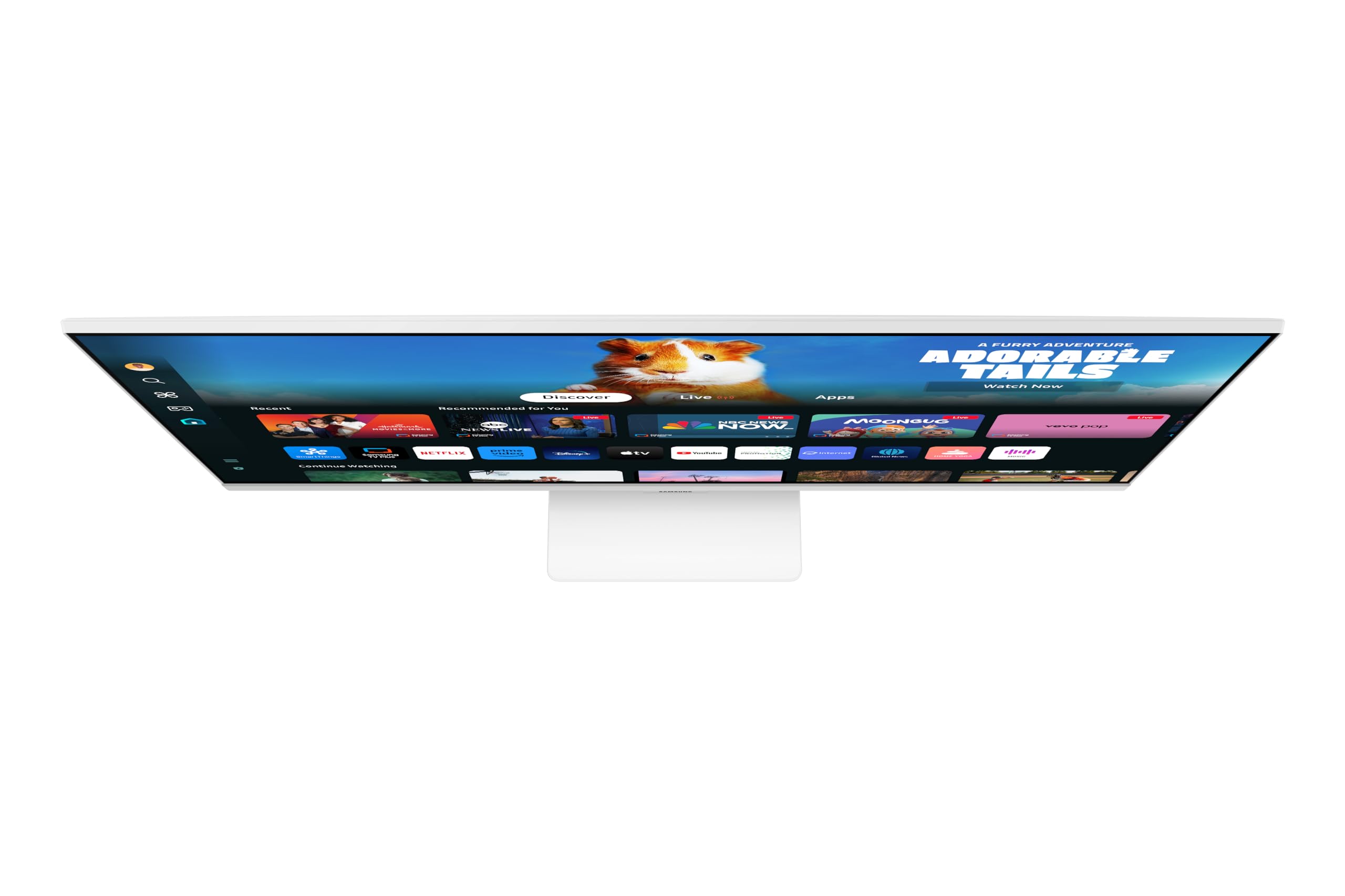 Samsung 27-Inch(68.6cm) M5 FHD Smart Monitor, Mouse & Keyboard Control, OTT Apps, IoT Hub, Office 365, Workout Tracker Samsung