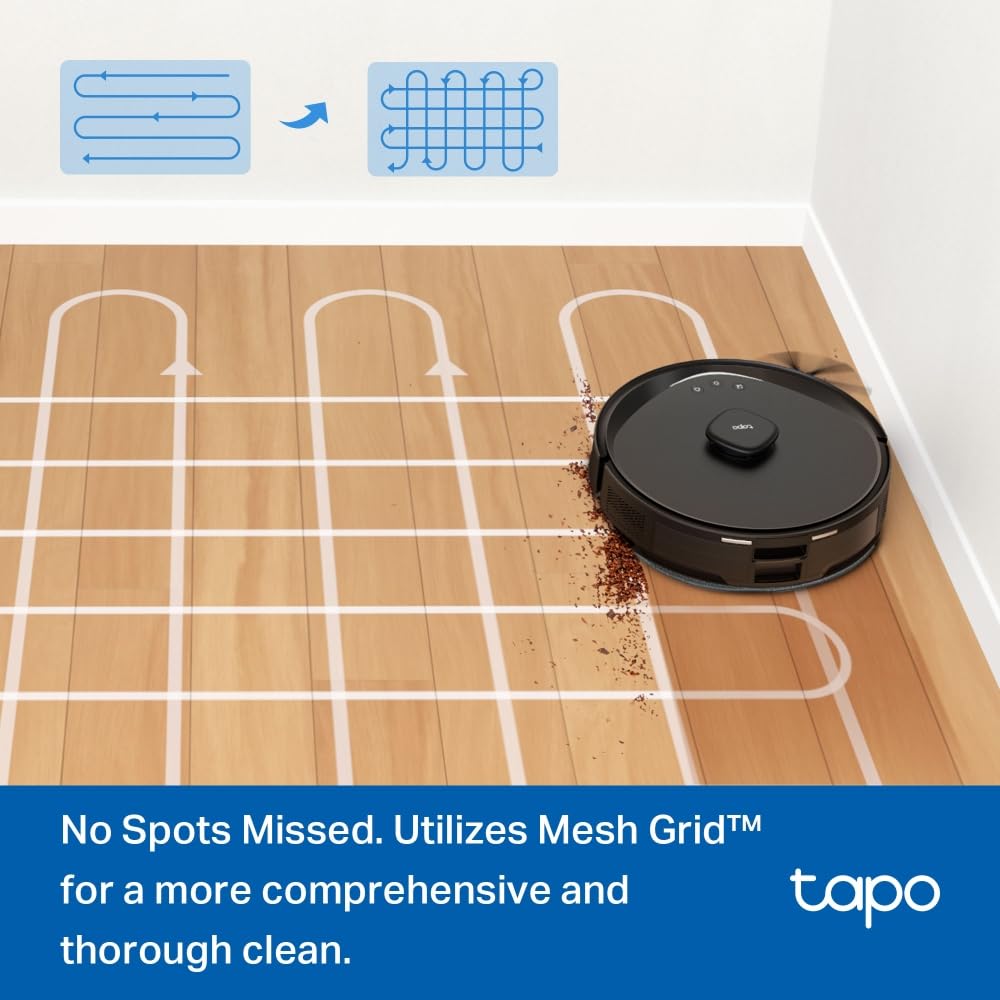 Tapo RVA301 Robot Vacuum Mop Cloth Replacement, Comes with Easy to Replace 5X Washable Mop Cloths, Compatible RV30 Max Plus, RV30 Max, RV20 Max Plus RV20 Max Plus Tapo