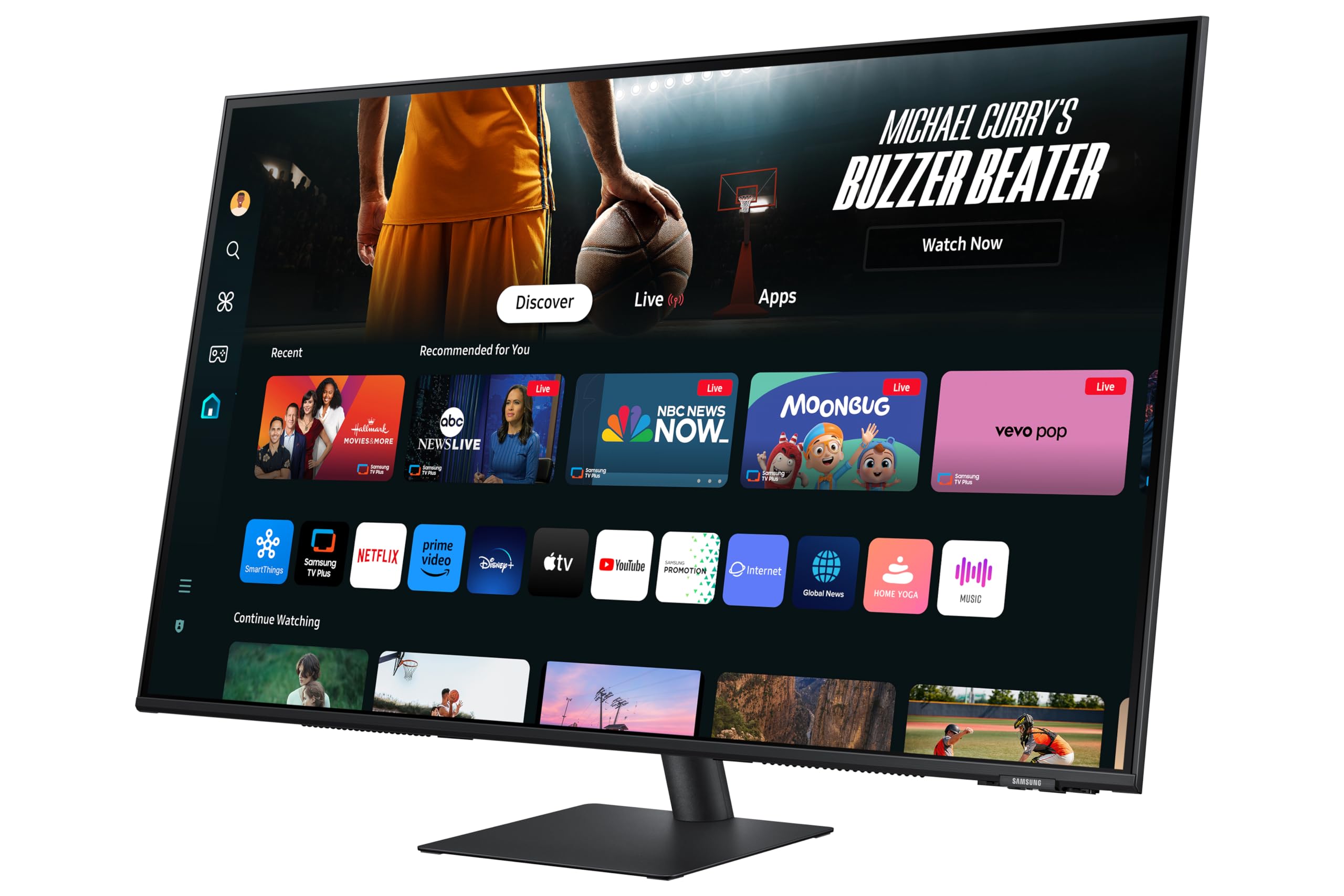 Samsung 32-Inch(80cm) M7 UHD 4K Smart Monitor, Mouse & Keyboard Control, OTT Apps, Samsung