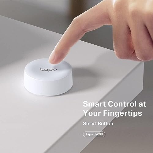 TP-Link Tapo S200B Smart Button, Works with Tapo devices | Smart Home Control | Flexible Placement | Battery Powered | Tapo Hub required Tapo