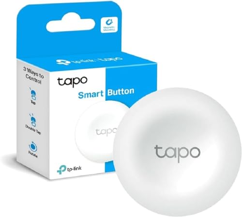 TP-Link Tapo S200B Smart Button, Works with Tapo devices | Smart Home Control | Flexible Placement | Battery Powered | Tapo Hub required Tapo