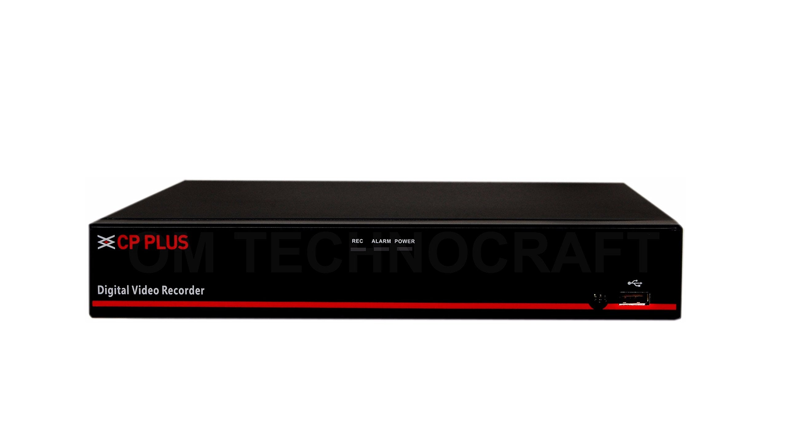 CP Plus Astra HD 4 Channel DVR with 2.4 MP 1 Dome & 1 Bullet Cameras + 2 Bundle 18 Mtr + 4 CH Power Supply & DC Full Combo Kit CP PLUS