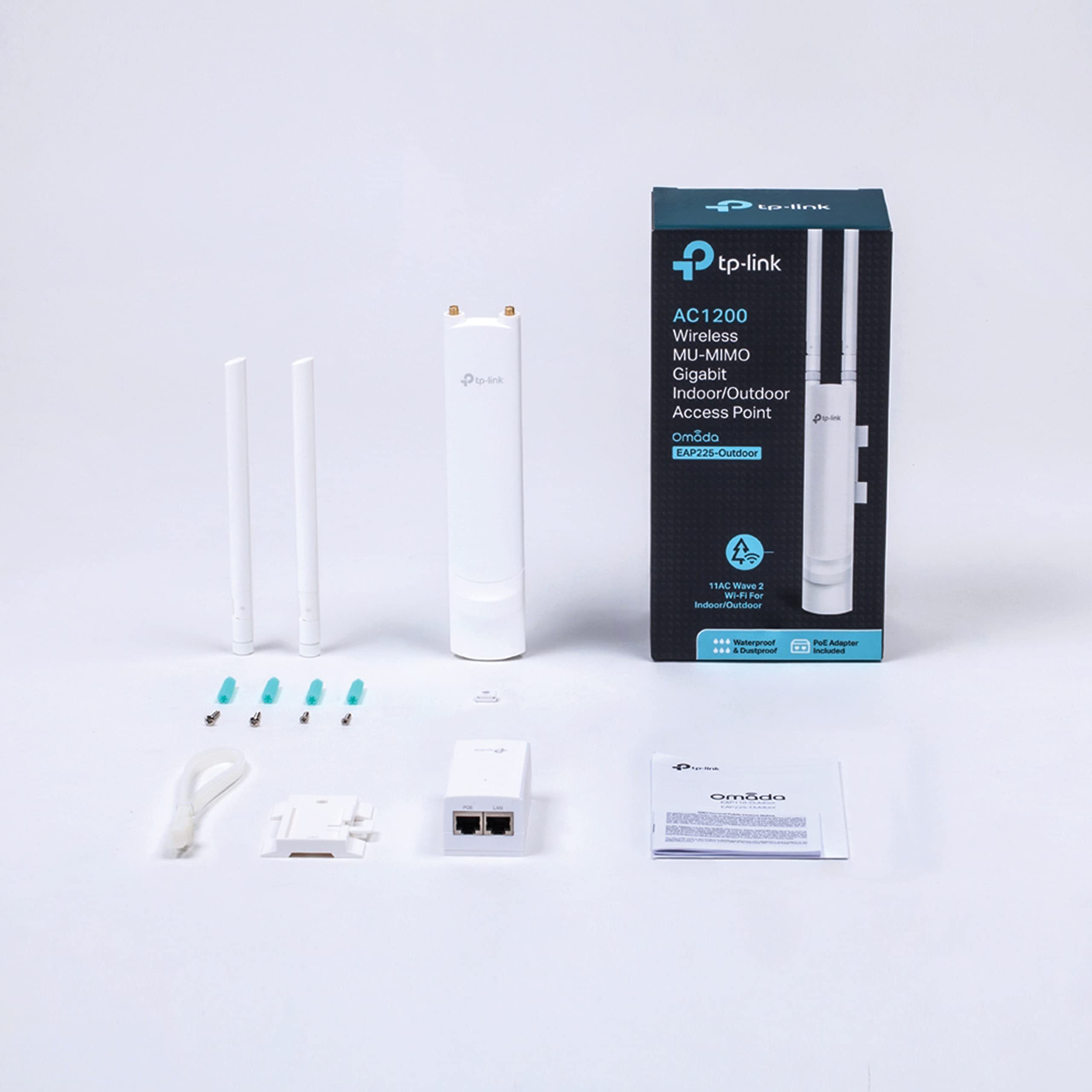 TP-Link EAP225-Outdoor Omada AC1200 Wireless Ceiling Mount Access Point – Seamless Roaming, Gigabit, MU-Mimo TP-Link