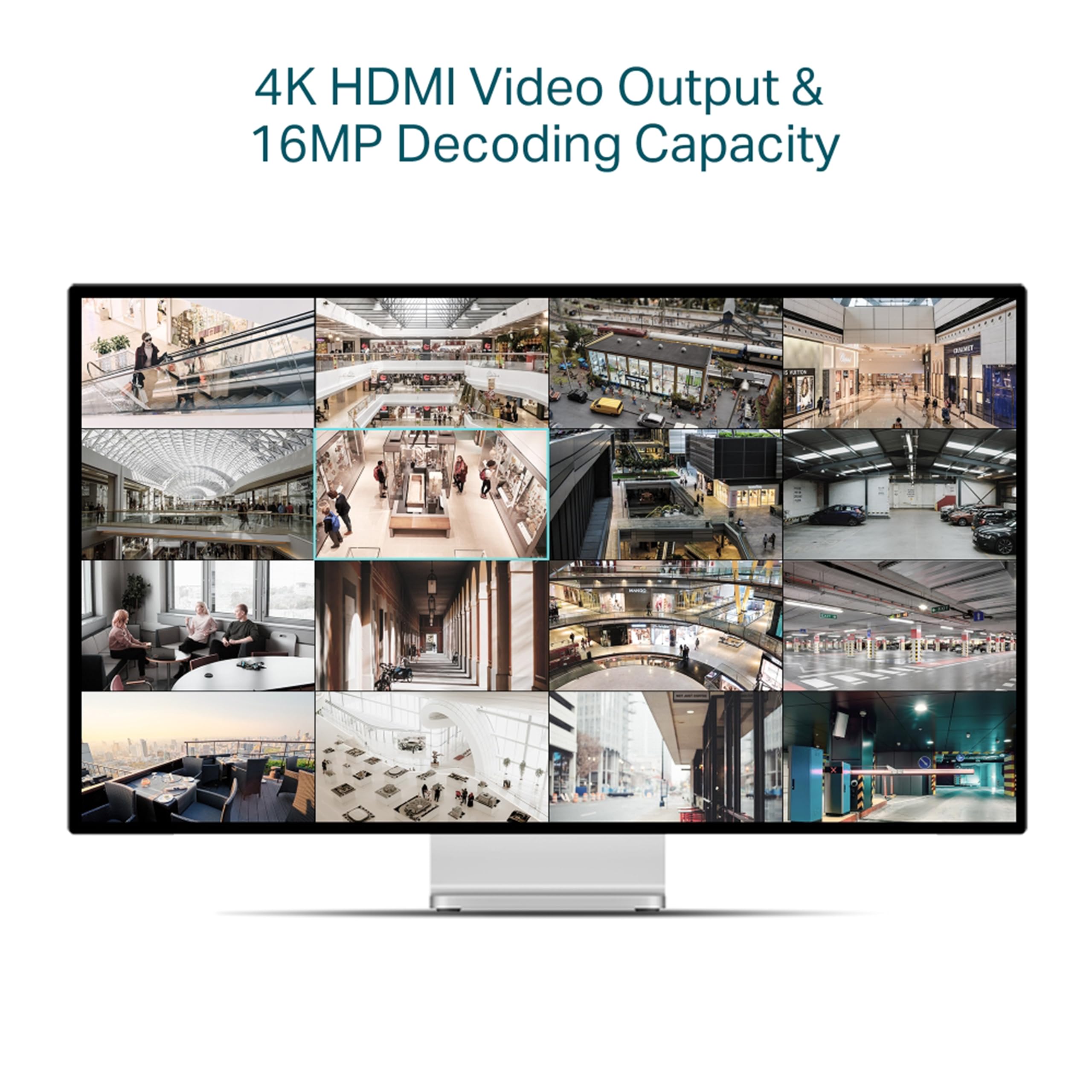 VIGI NVR1008H VIGI 8 Channel Network Video Recorder | H.265+ | 80 Mbps Video Access Bandwidth | Two-Way Audio | Remote Monitoring TP-Link