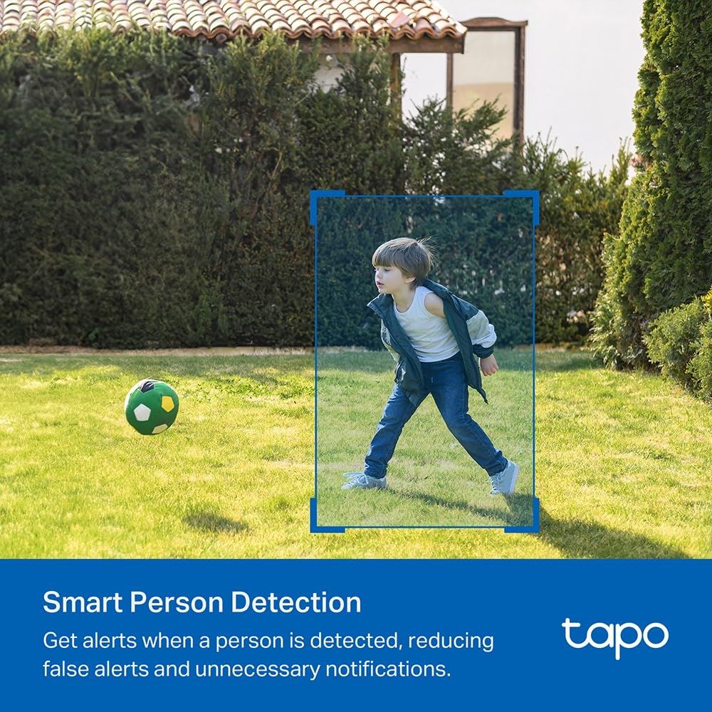 TP-Link Tapo C410 KIT 2K 3MP Colour Night Vision Rechargeable IP65 Certified Local/Cloud Storage 110° Angle Solar Panel Included Wireless Battery Security Camera Kit Tapo