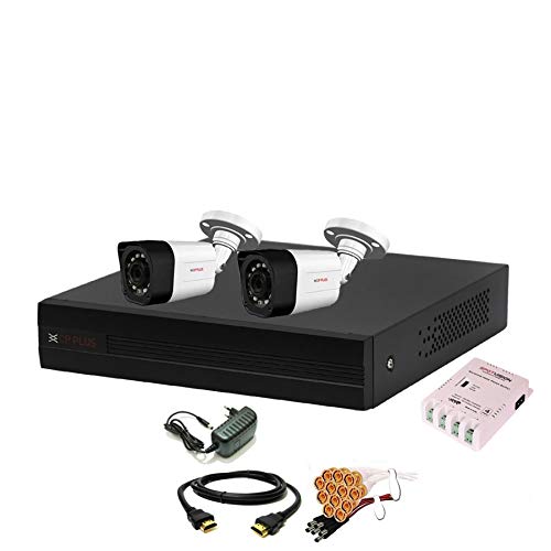 CP Plus 4 Channal HD DVR 1080p 1Pcs,Outdoor Camera 2.4 MP 2Pcs,Combo Set CP PLUS