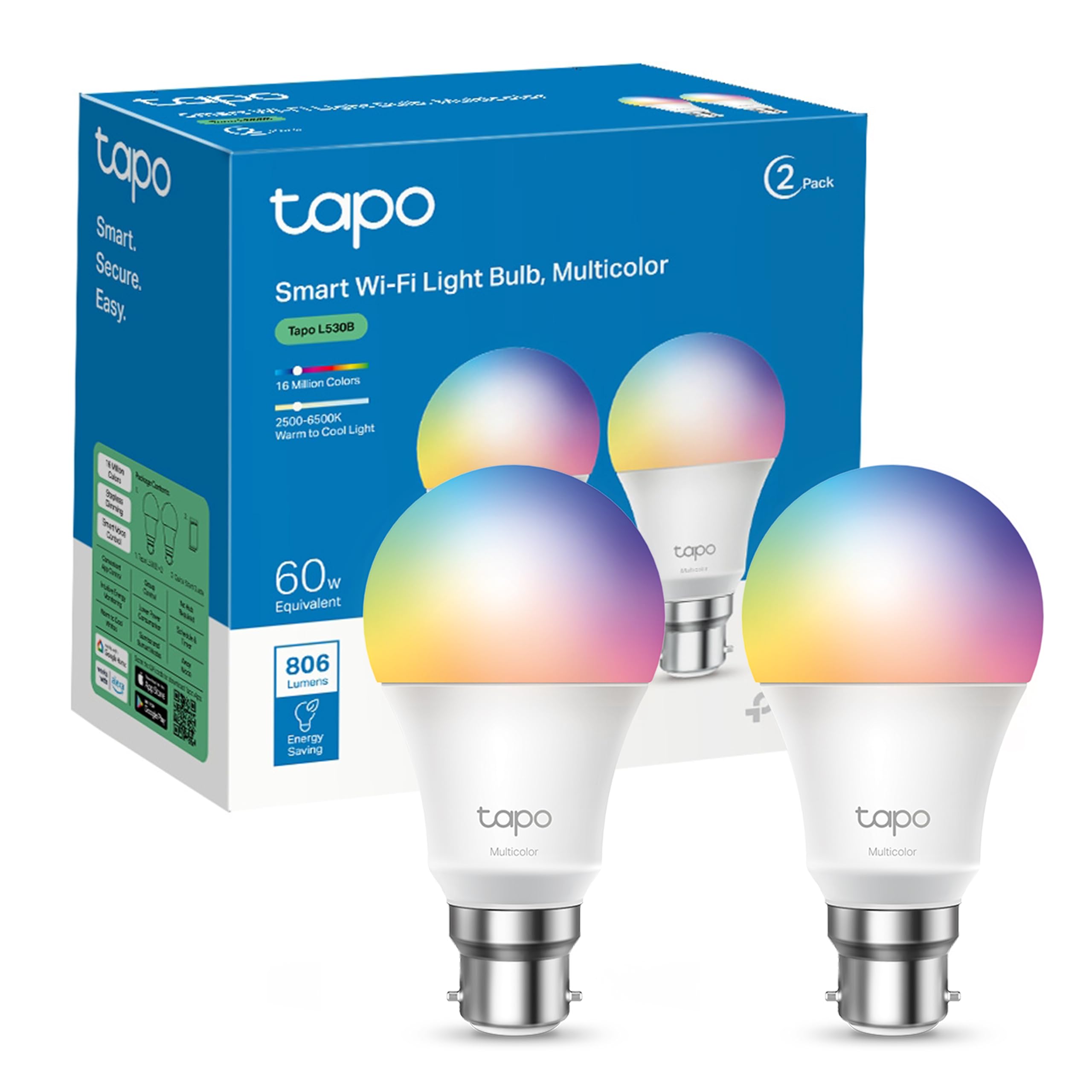 Tapo TP-LINK L530B Smart Bulbdard Tapo