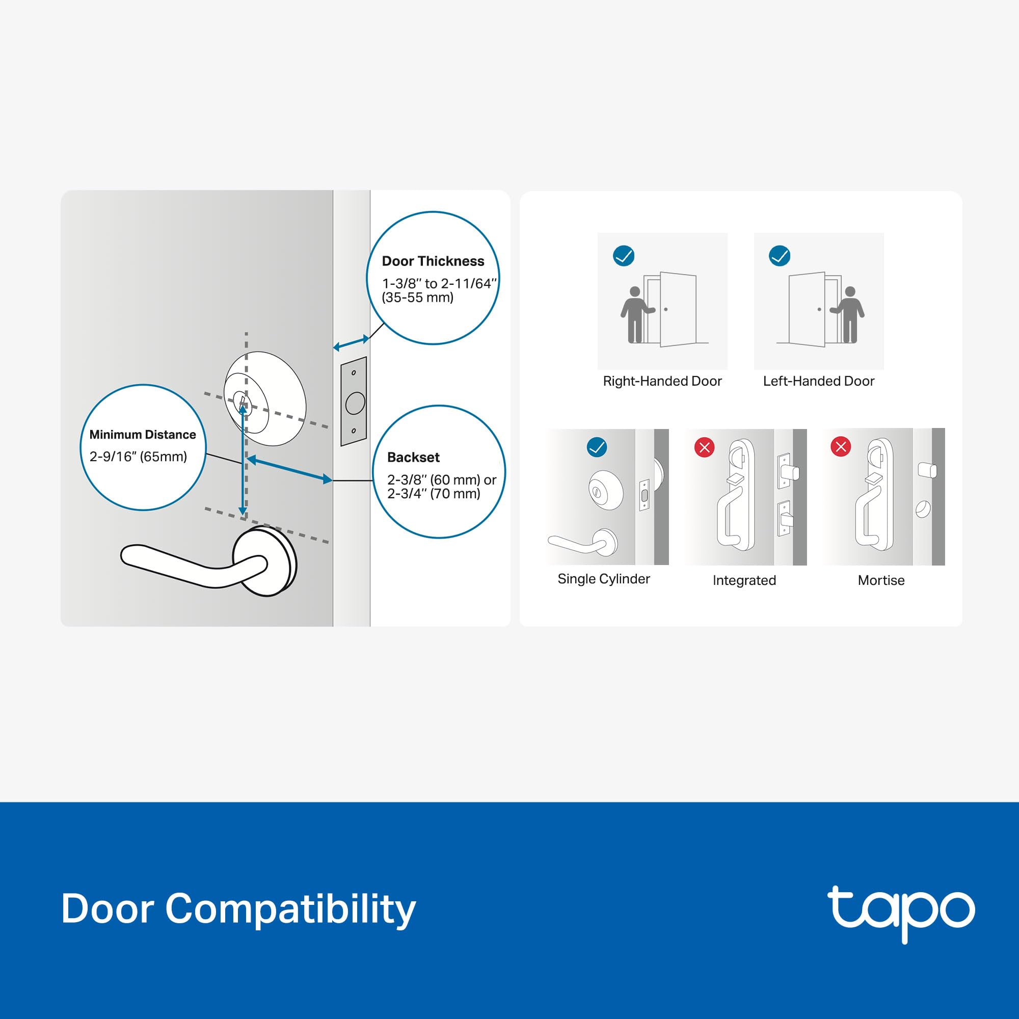 TP-Link Tapo DL-100 Smart Wi-Fi Deadbolt Door Lock Tapo